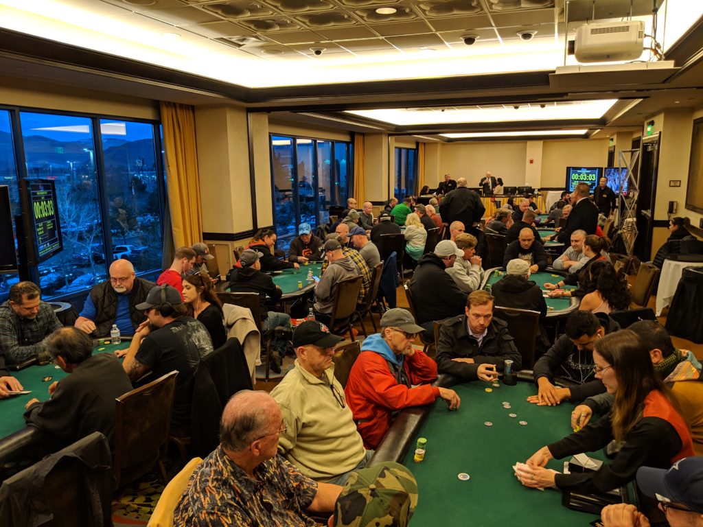 Poker Players in a tournament